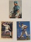 3 Autographed Florida Marlins Baseball Cards. Now Miami Marlins