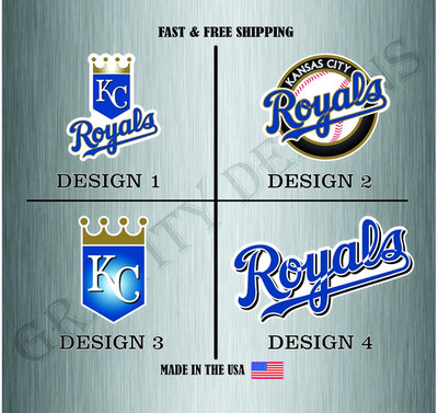 KANSAS CITY ROYALS BASEBALL MLB LOGO VINYL STICKER DECAL CAR TRUCK WATER RESIST
