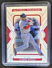 2025 Panini National Treasures Albert Pujols Holo Silver #/49 Cardinals