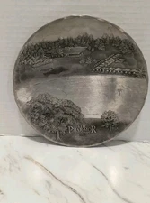 Rare 1992 Phar-Mor Golf Plate Youngstown PGA Squaw Creek Wendell August Forge 