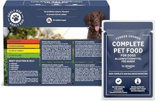 By Amazon Complete Food for Adult Dogs, Meat Selection in Jelly, 1.2 kg (12 3.64 per kilo