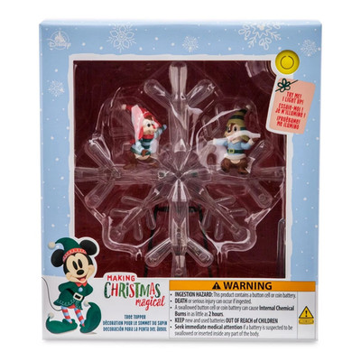 Chip 'n Dale beleuchteter festlicher Baumaufsatz Weihnachtsdeko - Xmas Collection