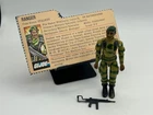 Vintage GI Joe 1982 Straight Arm Stalker 100% Complete w/ Filecard