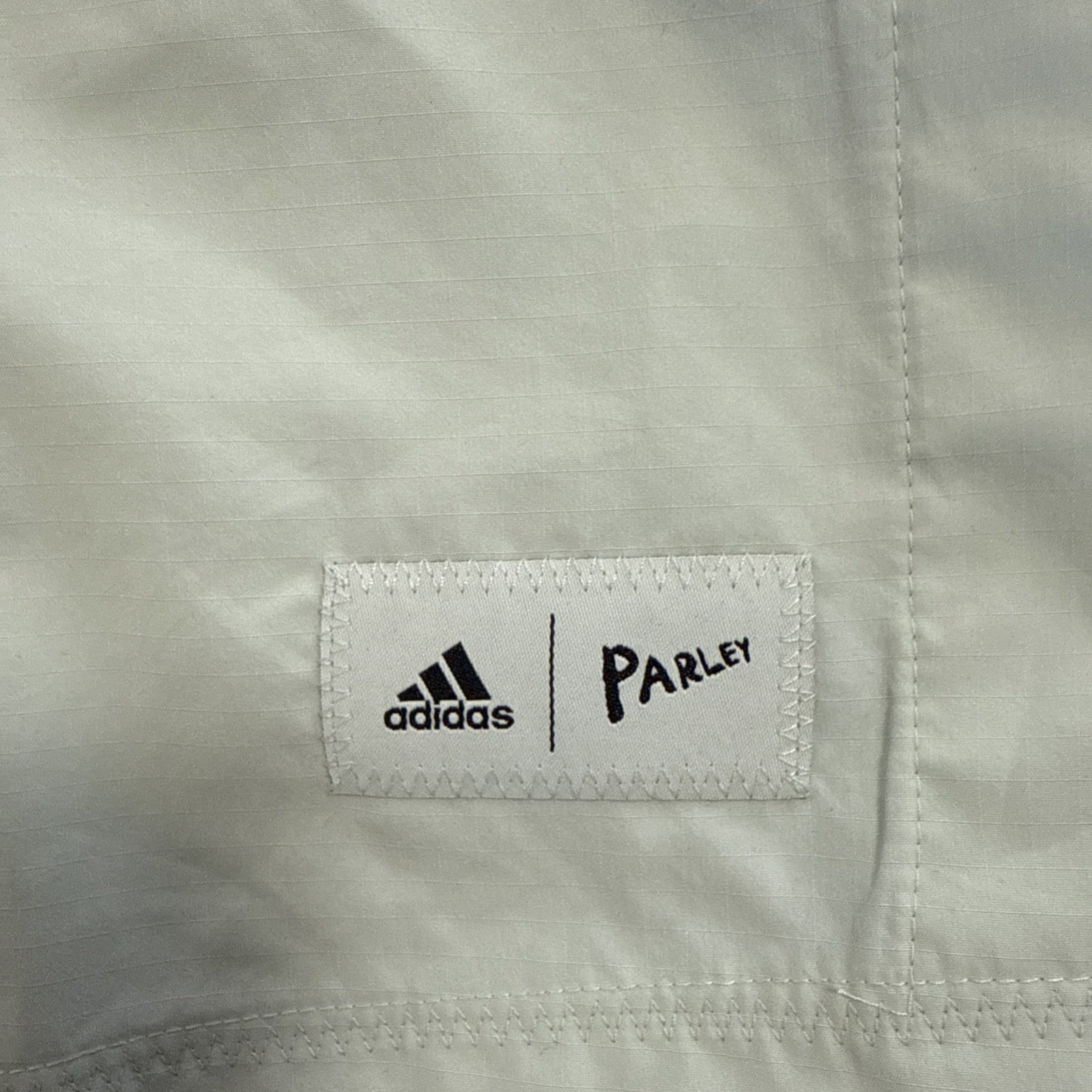 Adidas x Parley Hooded Vest Women's XL Linen Green NEW Running Gym Training image 3