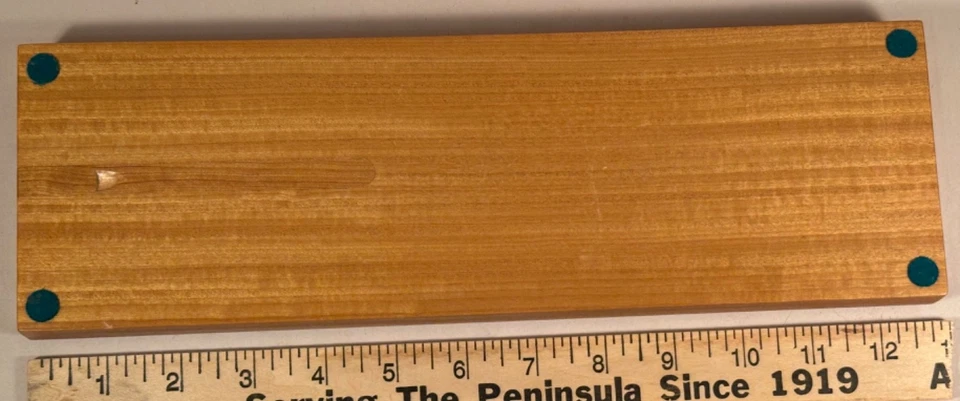 Cribbage Board, Deluxe Hardwood with Knurled Pegs - Image 2 of 4