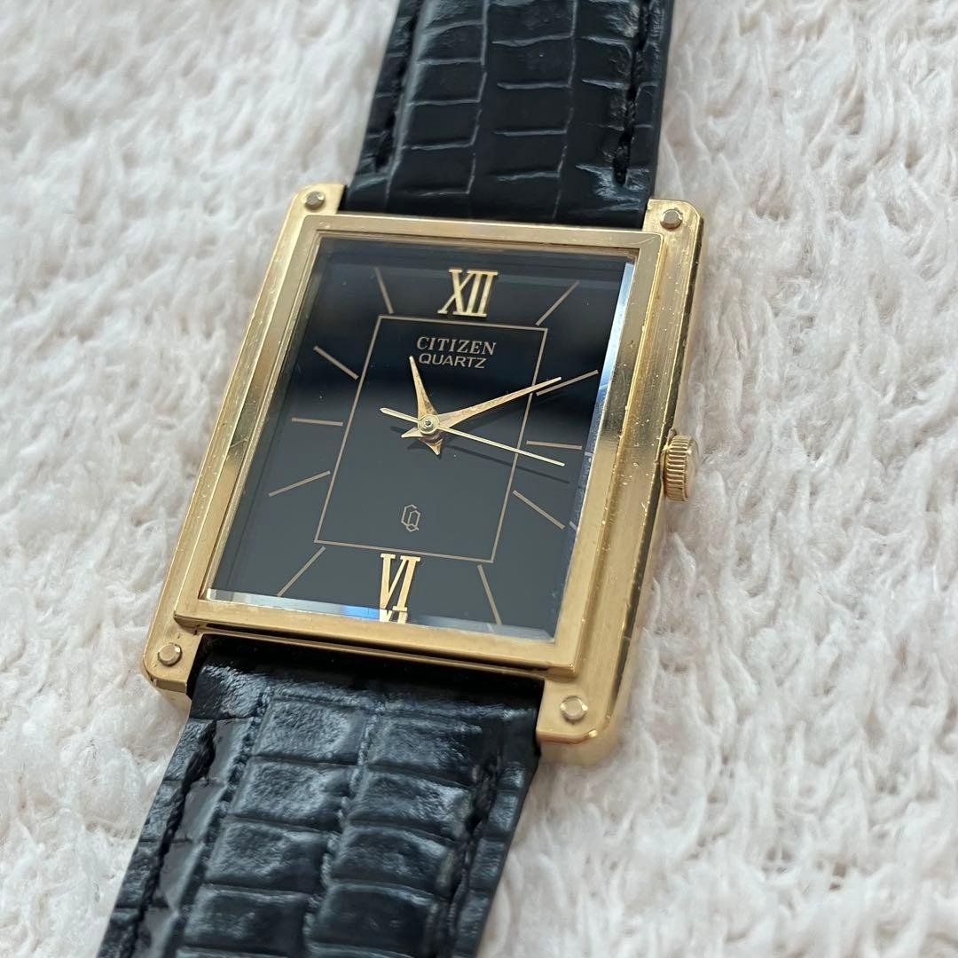 CITIZEN Quartz Rectangular Japan Import Rare - image 2