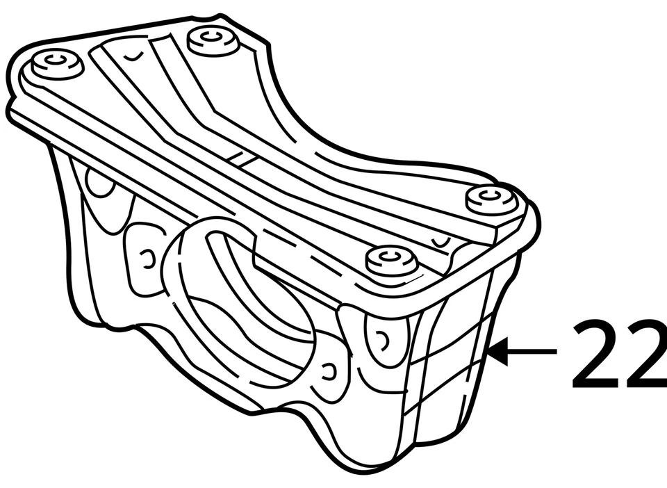 Toyota RAV4 2001-2005 Rav 4 2x4 4x4 AWD travesaño trasero travesaño cuna fabricante de equipos originales Foto 4 de 4