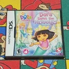 Dora the Explorer: Dora Saves the Mermaids (Nintendo DS) CIB Complete Girls Game