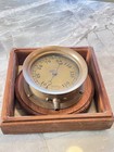 The Ashton Valve Co. Boston Mass 6" pressure gauge in custom wood frame mount — photo 2