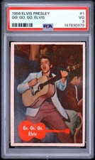 1956 TOPPS ELVIS PRESLEY GO GO GO ELVIS 1 PSA 3