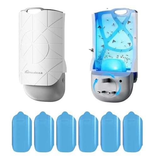 Homealexa Fruit Fly Trap Indoor, Plug-in LED UV Fly  Assorted colors
