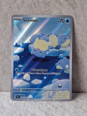 Seemops 199/191 SSP Stürmische Funken Art Rare Pokémon Karte Deutsch NM
