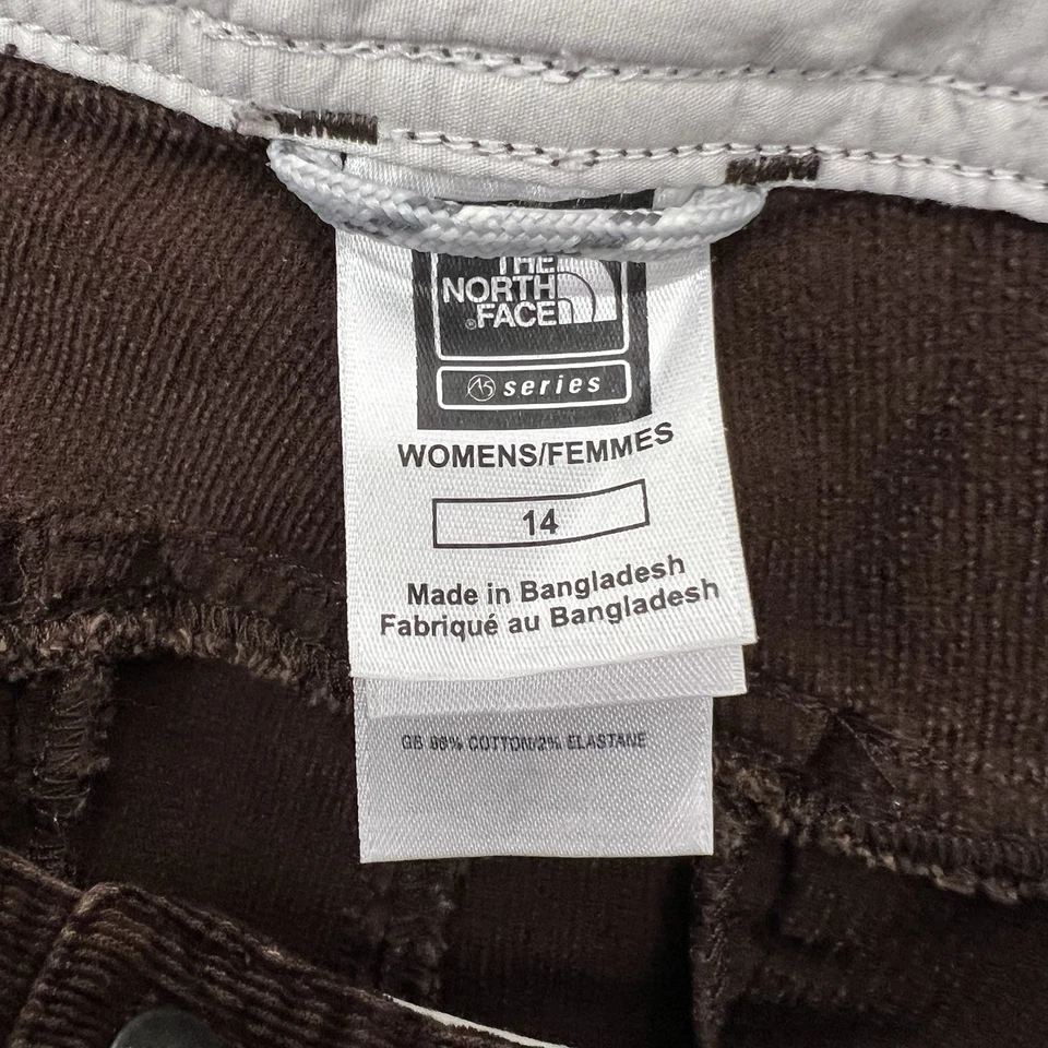 Pantalones de pana The North Face para mujer 14 marrón acampanado corte bota informal alterado Foto 3 de 4