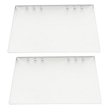 2 Pcs Refillable Planner Cover A6 Loose-leaf Notebook 6-ring Binder