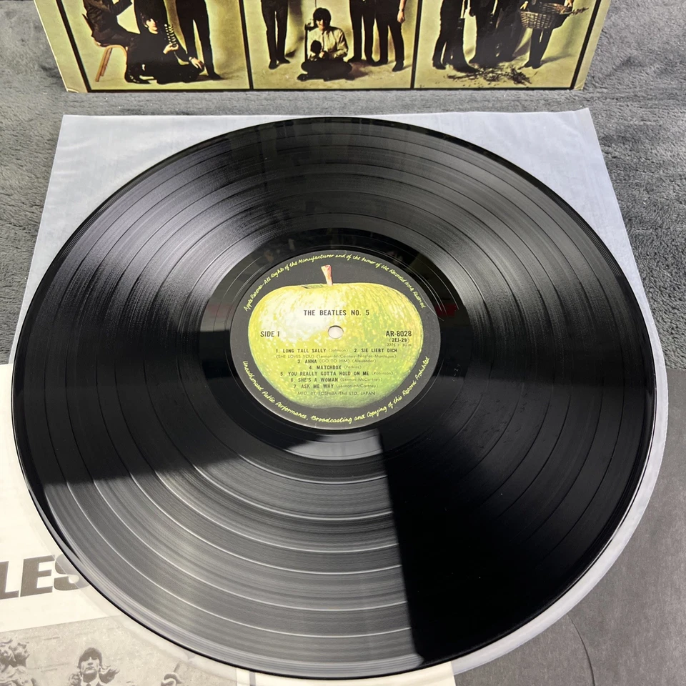 Beatles – Beatles No. 5 Japan Pressing LP Vinyl Record Schallplatte AR-8028 - Bild 4 von 4