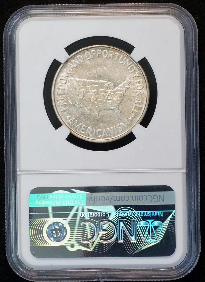 1952 D Washington-Carver Commemorative Silver Half Dollar MS 64 NGC 50C US COIN - Image 2 of 4