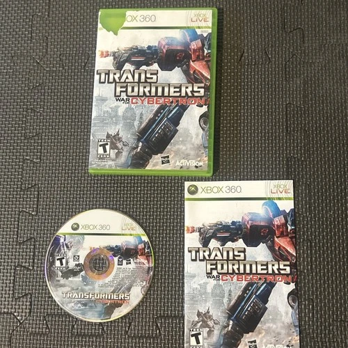 Microsoft XBOX 360 Transformers War for Cybertron CiB Complete Tested Working
