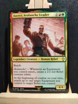 Barret, Avalanche Leader - Final Fantasy Commander - Rare - NM (siehe Bilder) MTG