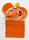 VINTAGE 1969 HOT WHEELS REDLINE ERA TRACK & ACCESSORIES LOT 1967 CURVES TURNS