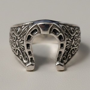 Sterling Silver Horse Ring | eBay