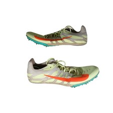 Nike Zoom Rival S 9 Track Spikes Neon Orange Gray Teal US 8.5