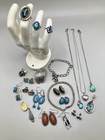 Vintage Native American Southwest Sterling Silver Jewelry Lot Turquoise Zuni — photo 1