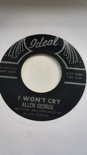 ALLEN GEORGE - I WON'T CRY - SHY GIRL - IDEAL ZTSP 94583 - STAMPED 1A 1A - HEAR