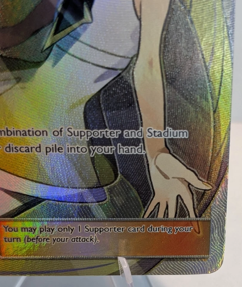 Pokémon TCG Lusamine 110/111 Holo Full Art Ultra Rare Crimson Invasion NM-M - Image 4 of 4