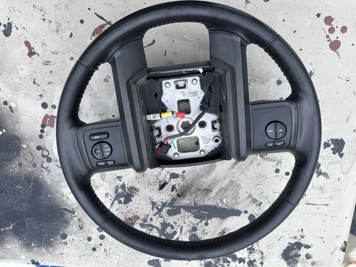 Ford F250 Superduty F-350 Black Leather Steering Wheel 08-16 F-250