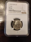 1970 D DDR FS-802 NGC MS66 Quarter 25C