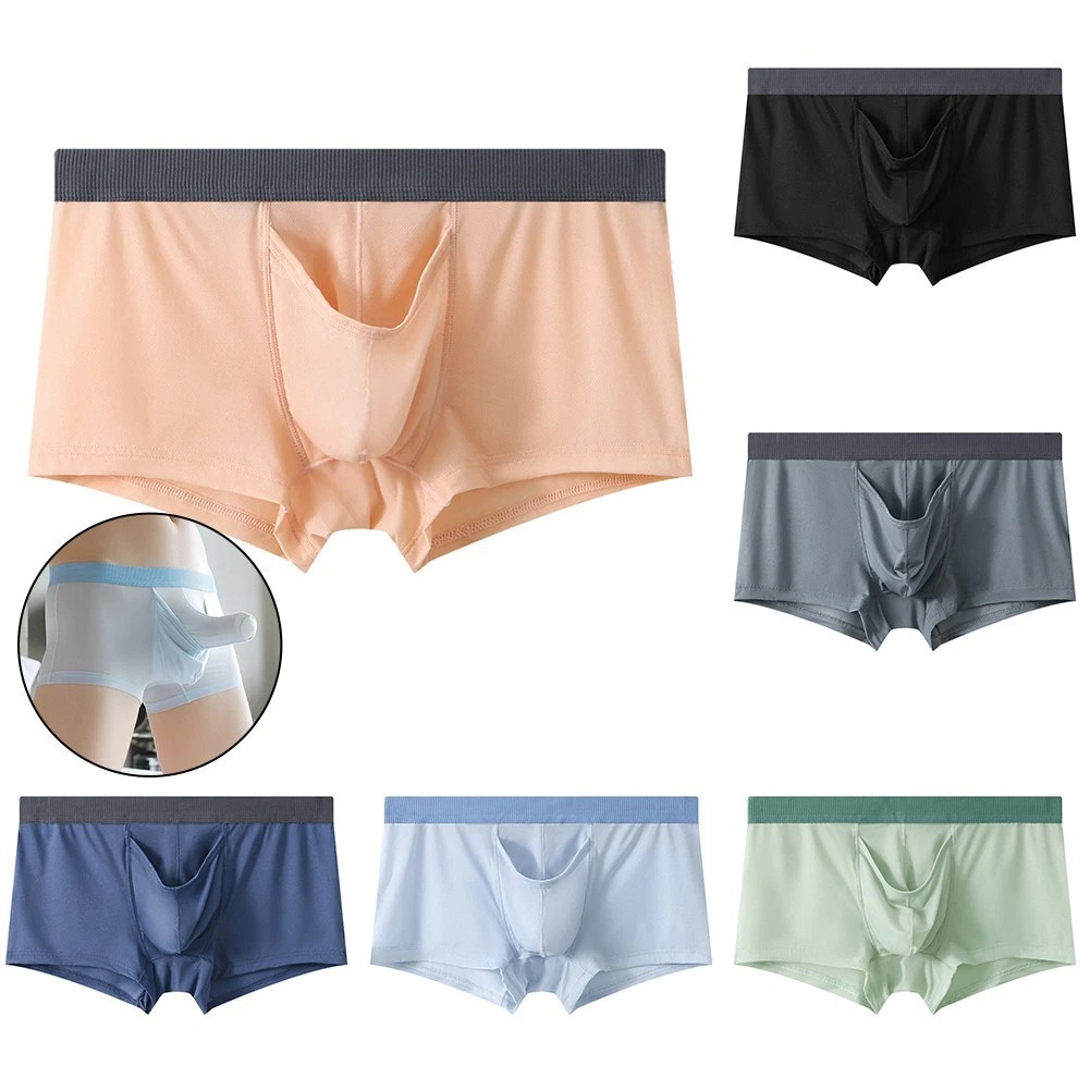 SLIPS BOXER HOMMES la mode avec entrejambe ouvert et design entrelac