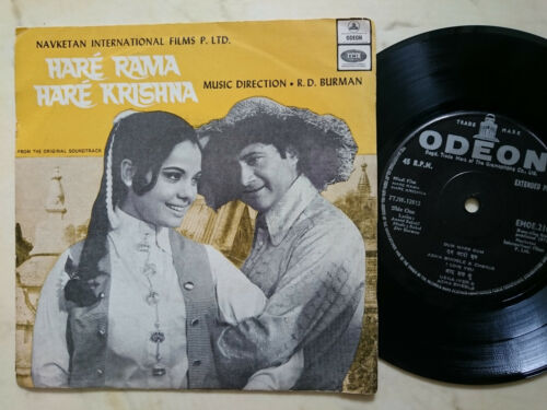 tofu campaign Premedication Hare Rama Hare Krishna 4Track India EP Asha Bhosle u. A.70s Bollywood Psych  | eBay