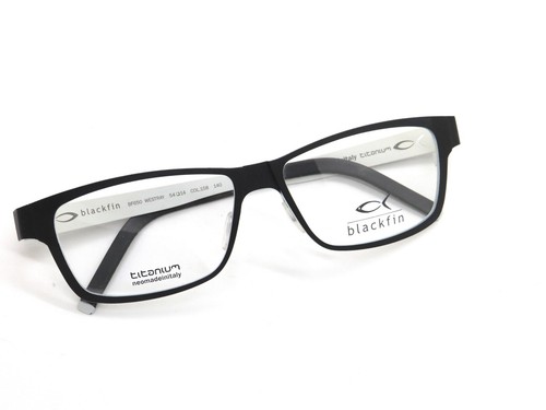 BLACKFIN WESTRAY BF650 Col. 158 Matte Black/White Titanium 54mm Eyeglasses - 第 1/6 張圖片