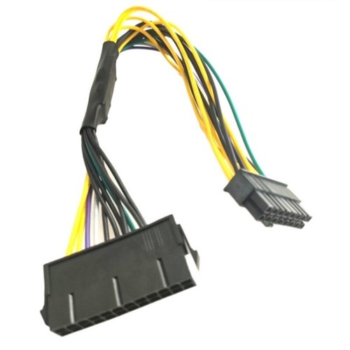 30cm/11.81" PVC Cable 24Pin to 16Pin ATXs Power Adapter Cable for Computer - Afbeelding 7 van 8