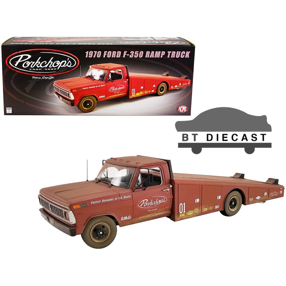 acme/'70 Fordフォード F-350 RAMP TRUCK 1/18 ACME TRUCK 1970 FORD F-350 RAMP TRUCK 1/18 RUSTED RED
