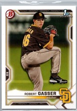 2021 Bowman Draft 1st Bowman Robert Gasser #BD-135 San Diego Padres