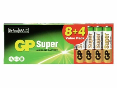 24x Batterie AAA Micro GP Super Alkaline  1,5 V R03