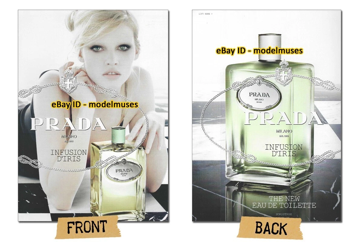 PRADA Fragrance 2-Page Magazine PRINT AD 2010 LARA STONE steven meisel