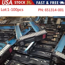 Lot HP original 3.5" LFF HDD tray caddy DL360 DL380 G8/G9/G10 651314,  651320-00