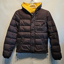 $395 Duvetica Down Quilted Italian Grey Hooded Winter Puffer Coat Jacket Size 46