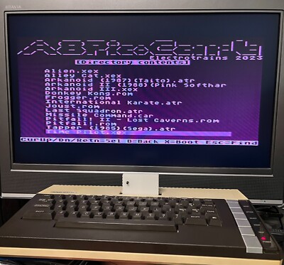A8PicoCart Atari 130 65XE 800XL 600XL XEGS unocart clone multicart game + CASE !