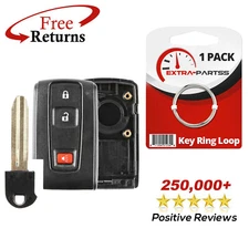 New Keyless Entry Remote Key Fob Shell for 2004-2009 Toyota Prius (MOZB21TG)