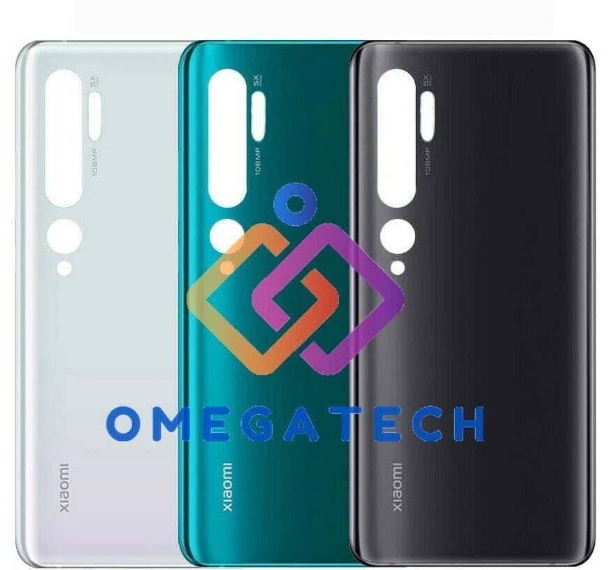 OMEGATECH Scocca Posteriore +Colla Xiaomi Mi Note 10/ Pro M1910F4G Vetro Cover =Originale