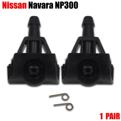 For Nissan Navara NP300 2015 - 20 WindShield Washer Water Spray Jet Nozzle