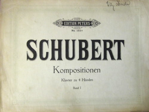 Altes gebundenes Notenbuch,"Franz Schubert  Original-Kompositionen für Klavier" - Picture 1 of 4