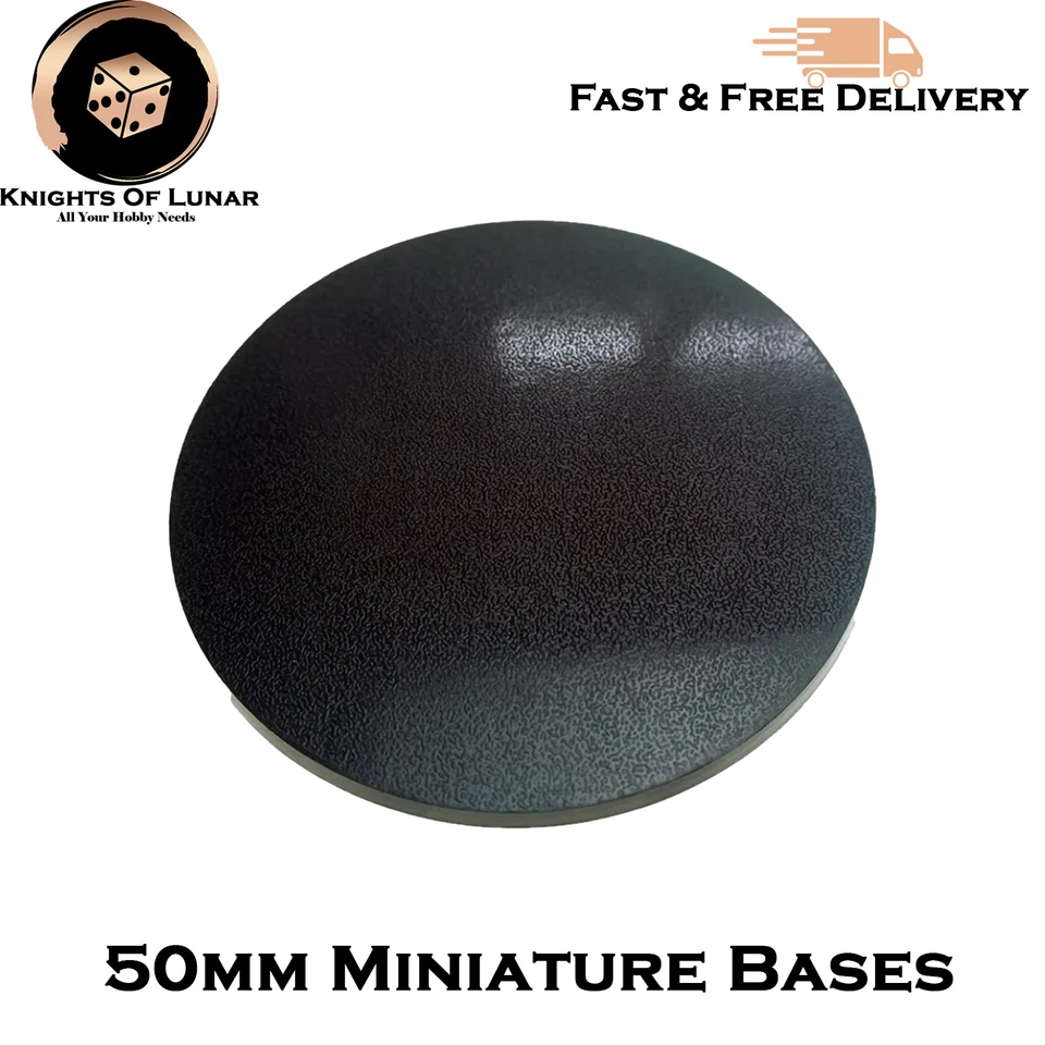 KNIGHTS OF LUNAR 50mm Round Bases Miniature Models Wargaming compatible Warhammer 40K AoS DND RPG