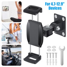 Tablet Wall Mount Holder 360  Rotation Metal Drill Base Fit for iPad Pro Mini