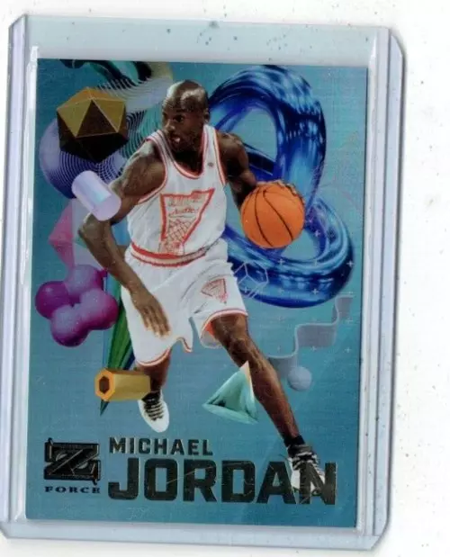 Michael Jordan 2022 Skybox Metal Universe Champions Z Force Basketball Card