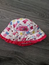 Baby Girls Tesco Peppa Pig Sunhat Age 1-2 Years