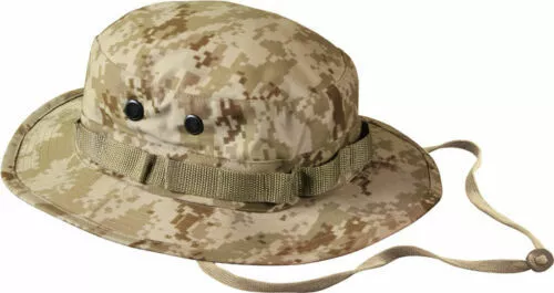 Sombrero Boonie Rothco táctico militar camuflaje ala ancha sol pesca - Imagen 13 de 28